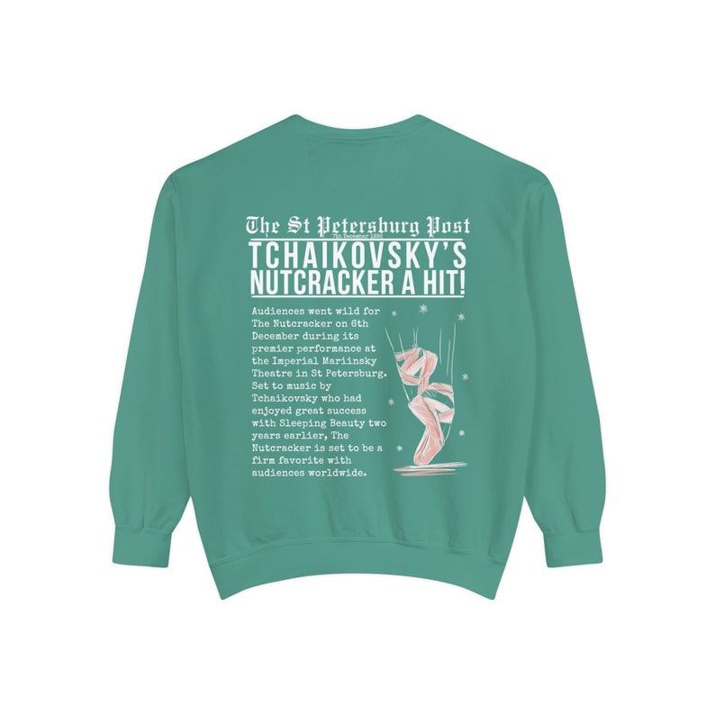Nutcracker Sweater Nutcracker Christmas Sweater Dance Mom Sweatshirt Pink Nutcracker Sugar Plum Fairy Ballet Sweatshirt Nutcracker Ballerina image 9