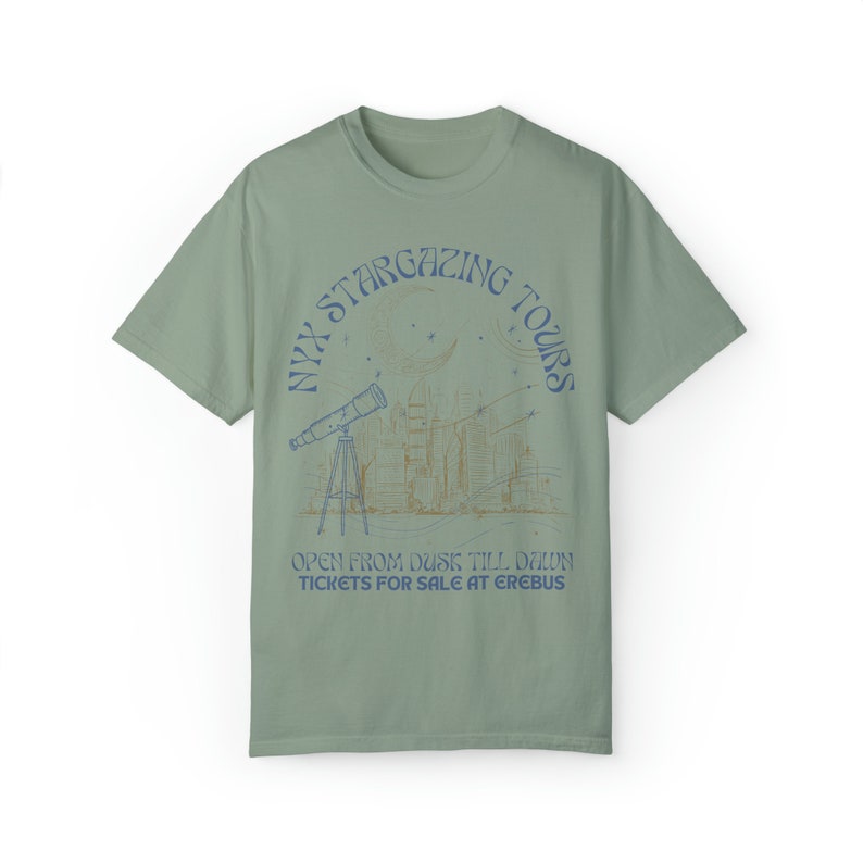 Komfort Farben NYX Göttin Shirt Griechische Mythologie Shirt Mystische Shirt Griechische Kleidung Griechische Mythologie Geschenk Light Academia Bookish Merch Bay