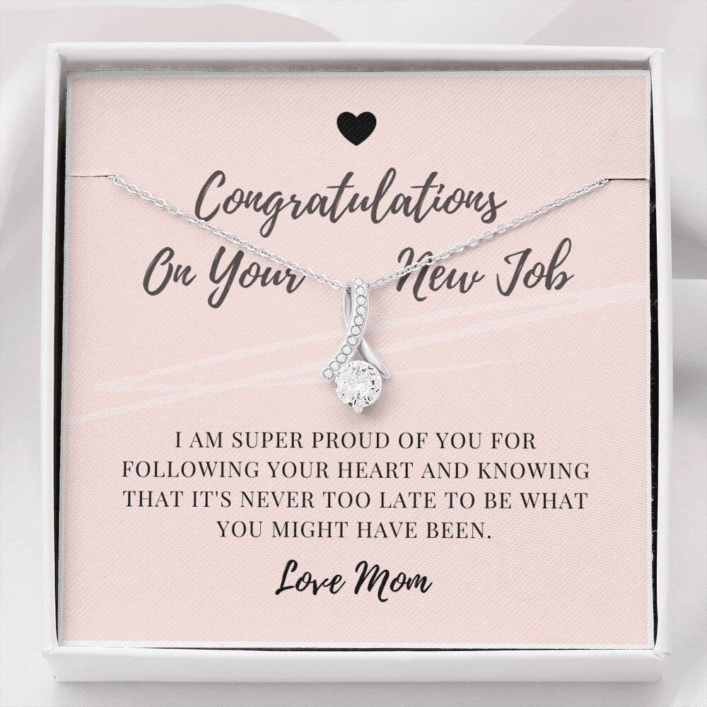 New Job Gift Congratulations Gift Mom To Daughter Necklace Etsy