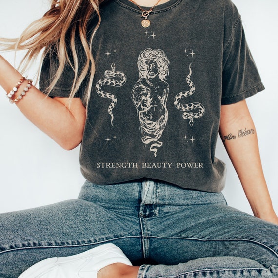 Medusa Shirt Serpent Shirt Greek Mythology Greek Goddess Greek Apparel Snake Shirt Medusa Costume Greek Myth Shirt Light Academia Shirt