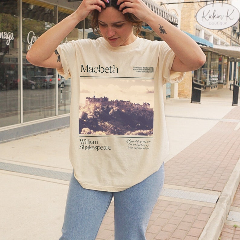 Macbeth Shirt Shakespeare Shirt Bookish Shakespeare Tshirt Shakespeare ...