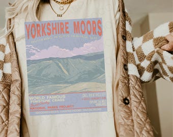 Wuthering Heights National Parks Shirt Wuthering Heights Shirt Wuthering Heights Gifts Dark Romance Catherine Romantic Goth Romantasy Gifts