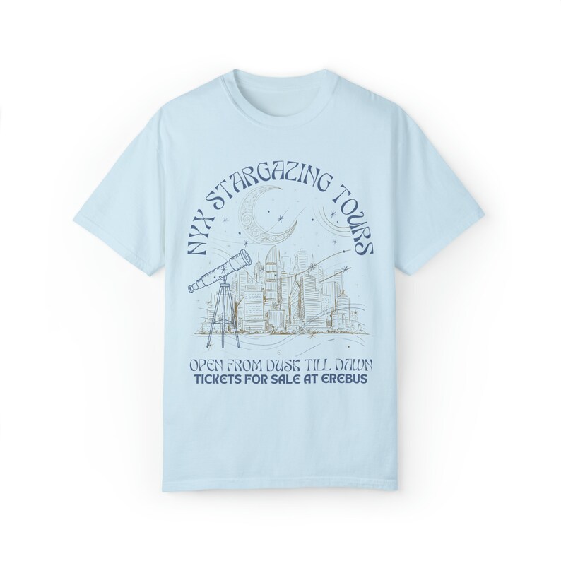 Komfort Farben NYX Göttin Shirt Griechische Mythologie Shirt Mystische Shirt Griechische Kleidung Griechische Mythologie Geschenk Light Academia Bookish Merch Bild 6