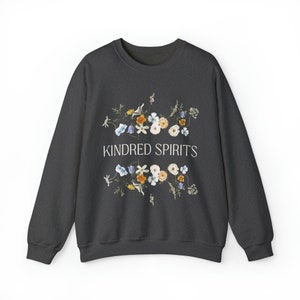 Anne Of Green Gables Kindred Spirits Bookish Crewneck Bookish Merch Light Academia Wildflowers Sweater Anne Shirley Gilbert Blythe Booktok image 7