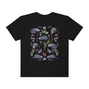 Comfort Colors Possum Shirt Cottagecore Shirt Opossum Shirt Possum Hoodie Cottage Core Shirt Trash Panda Possum T Shirt Possum Sweatshirt Black