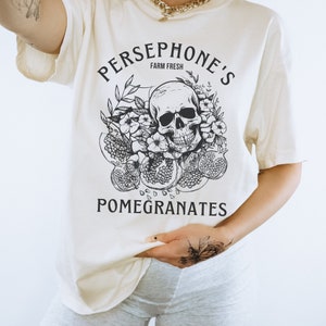Pomegranate Shirt Persephone Shirt Farmers Market Shirt Persephone And Hades Greek Mythology Shirt Fruit Shirt Pomegranate Sweater