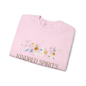 Anne Of Green Gables Kindred Spirits Bookish Crewneck Bookish Merch Light Academia Wildflowers Sweater Anne Shirley Gilbert Blythe Booktok image 6
