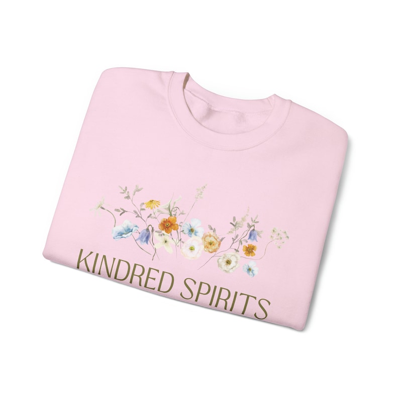 Anne Of Green Gables Kindred Spirits Bookish Crewneck Bookish Merch Light Academia Wildflowers Sweater Anne Shirley Gilbert Blythe Booktok image 6