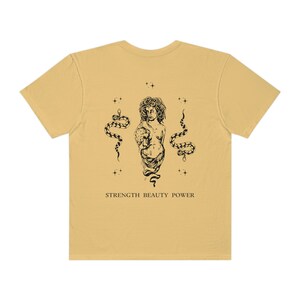 Medusa Shirt Serpent Shirt Greek Mythology Greek Goddess Greek Apparel Snake Shirt Medusa Costume Greek Myth Shirt Light Academia Shirt Mustard