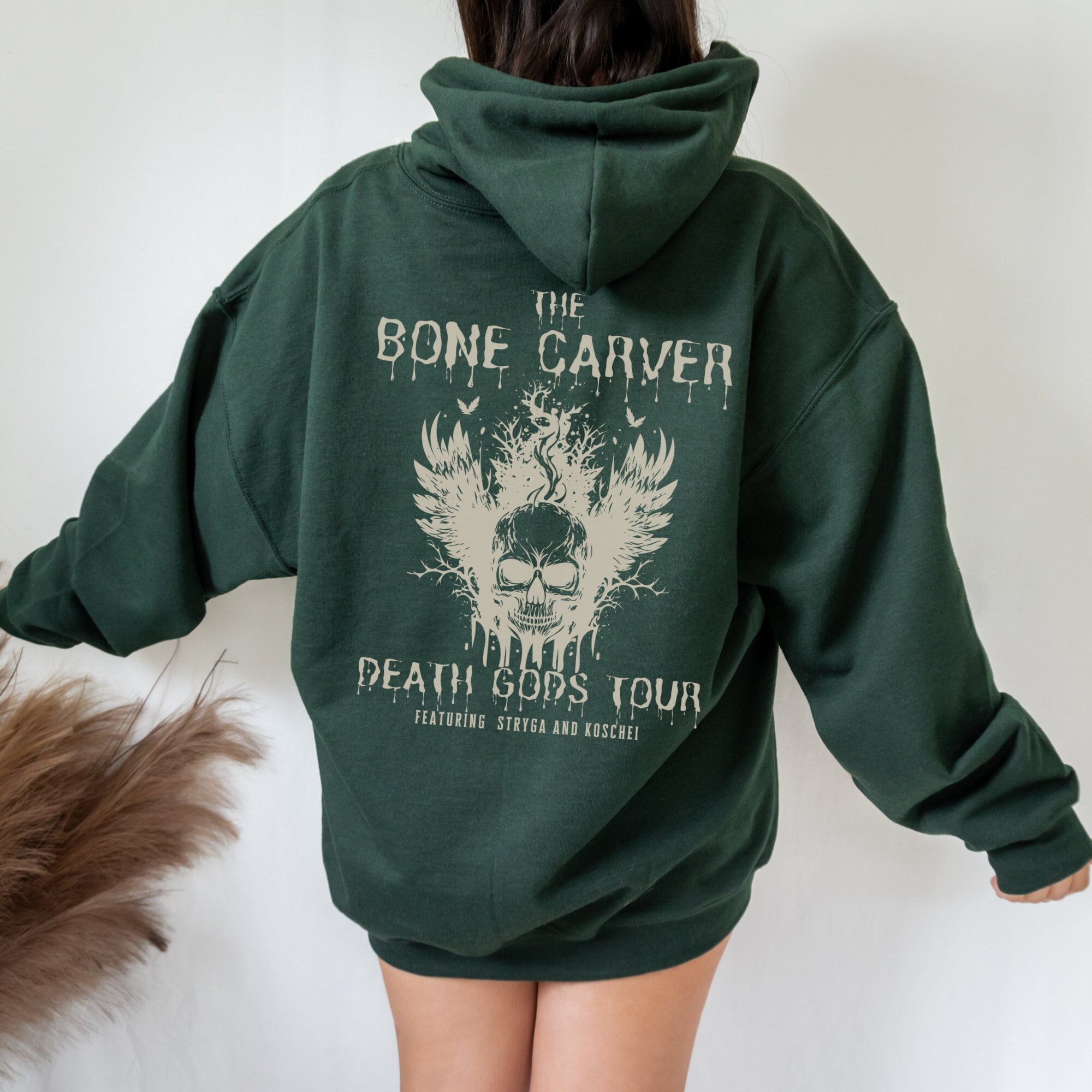 The long store dark hoodie
