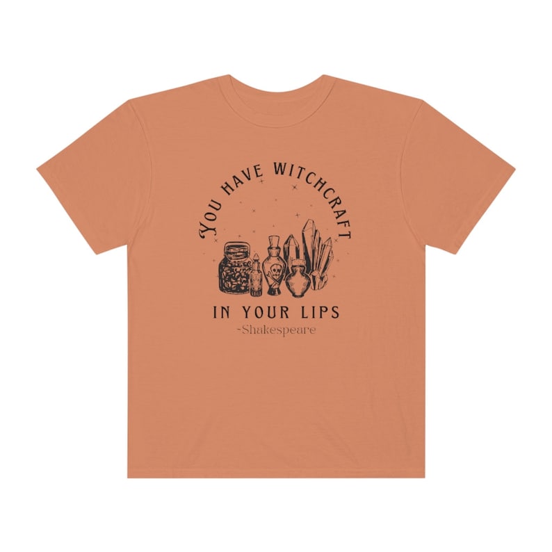 Shakespeare Shirt Dark Academia Shirt Witchy Shirt Crystal Shirt Mystieke Shirt Shakespeare T-shirt Literair Shirt Dichter Shirt Bookish Shirt afbeelding 8