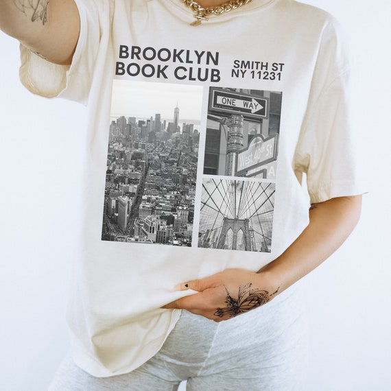 Comfort Colors Brooklyn T Shirt Downtown Girl Aesthetic Downtown Girl Shirt Soft Girl Aesthetic Bookish Merch Y2k Top Y2k Clothes NYC Shirt