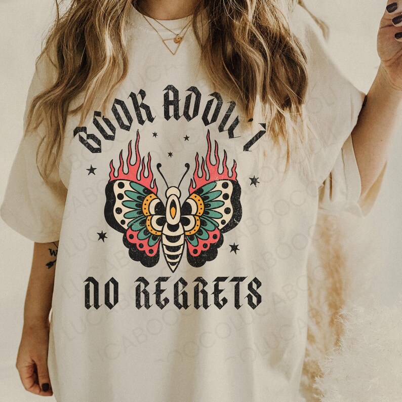 Book Addict Shirt Book Worm Shirt Gothic Clothes Butterfly Shirt English Teacher Gift Booklover Gift Library Shirt Fairy Grunge Moth Shirt Ivory