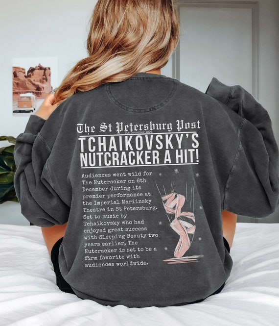 Nutcracker Sweater Nutcracker Christmas Sweater Dance Mom Sweatshirt Pink Nutcracker Sugar Plum Fairy Ballet Sweatshirt Nutcracker Ballerina