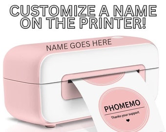 CUSTOM NAME On Shipping Label Printer, Thermal Label Printer | Shipping Packages & Small Business, Supports Amazon, USPS, Paypal, Ebay, Etsy