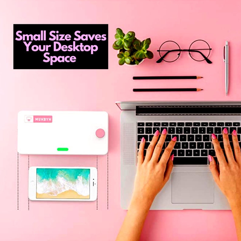 BEST QUALITY Pink Shipping Label Printer MUNBYN Label Etsy