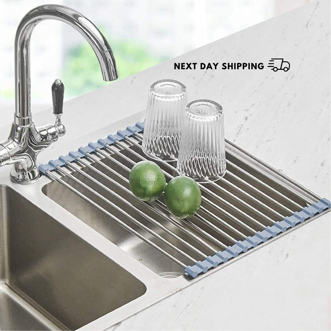 2pcs Ternal Sink Mat Backsplash Guard Absorbent Washable Water