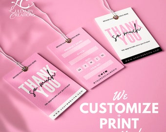 Editable Clothing Tag for Hair Bundles/Retail Products (We Customize & We Ship)