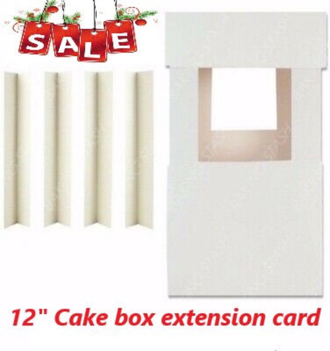 Cake Box Corner Extensions 12 Tall / Tiered Cakes 4 Etsy UK
