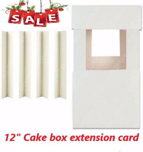 Cake Box Corner Extensions 12 Tall / Tiered Cakes 4 Etsy UK