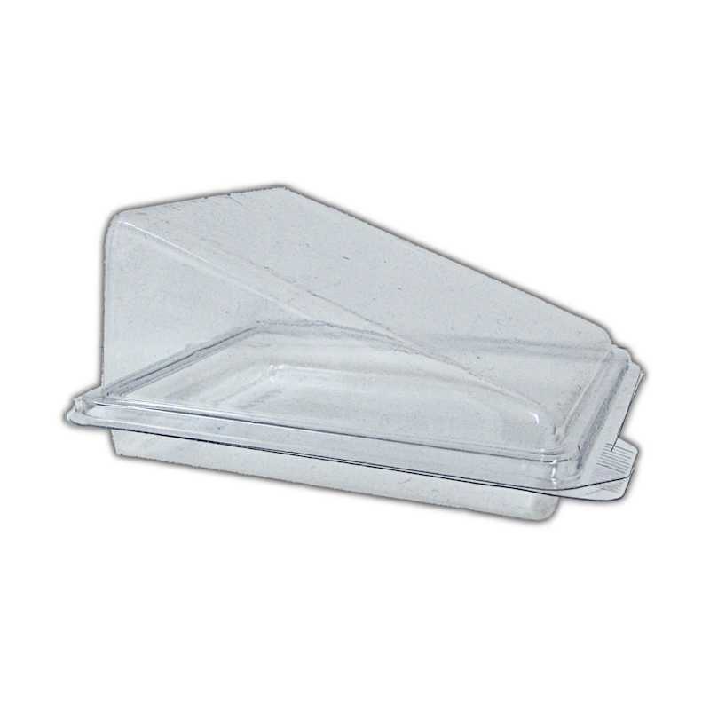 Plastic Cake Slice Box Container Wedge Hinged Bakery Deli Cater Picnic Party Etsy UK