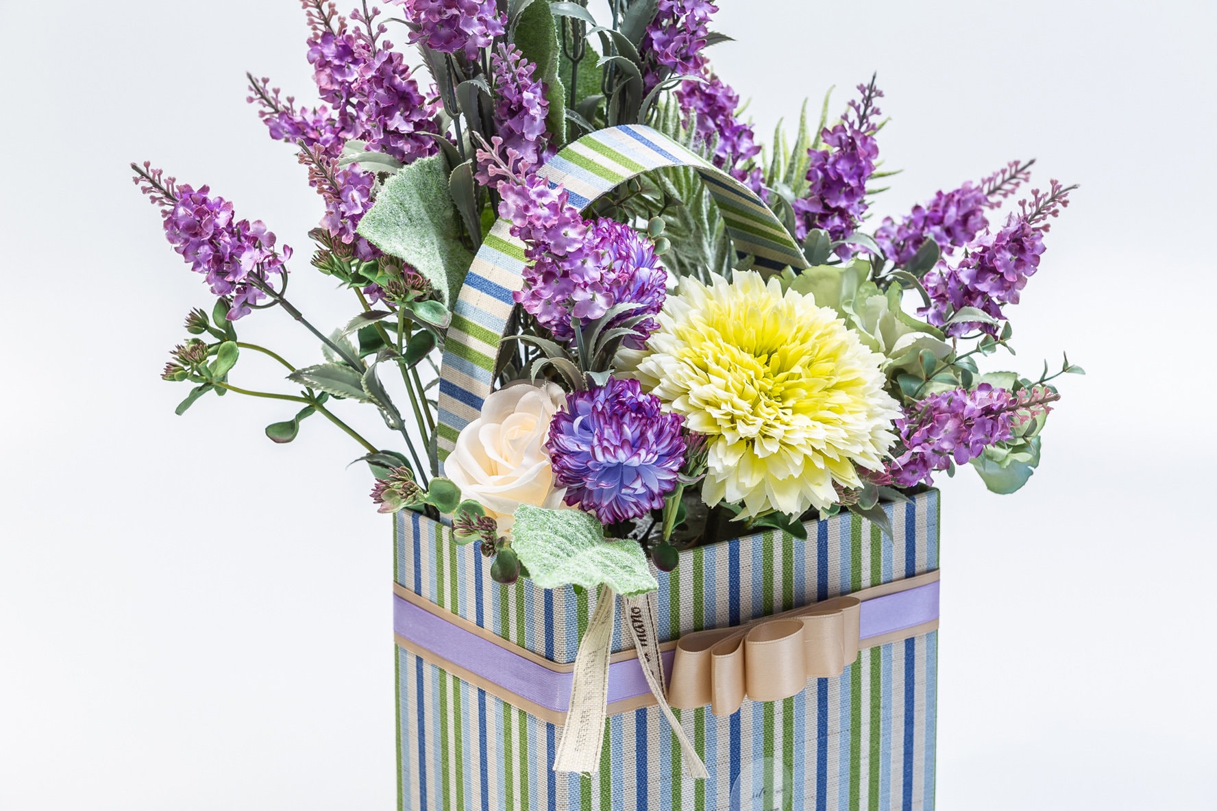 Bouquet of Artificial Flowers Gift Bag Centerpiece Home Etsy UK