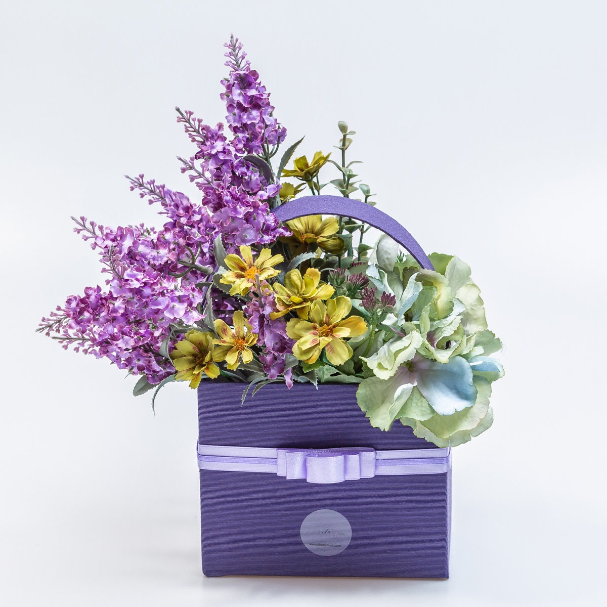 Bouquet of Artificial Flowers Gift Bag Centerpiece Home Etsy UK