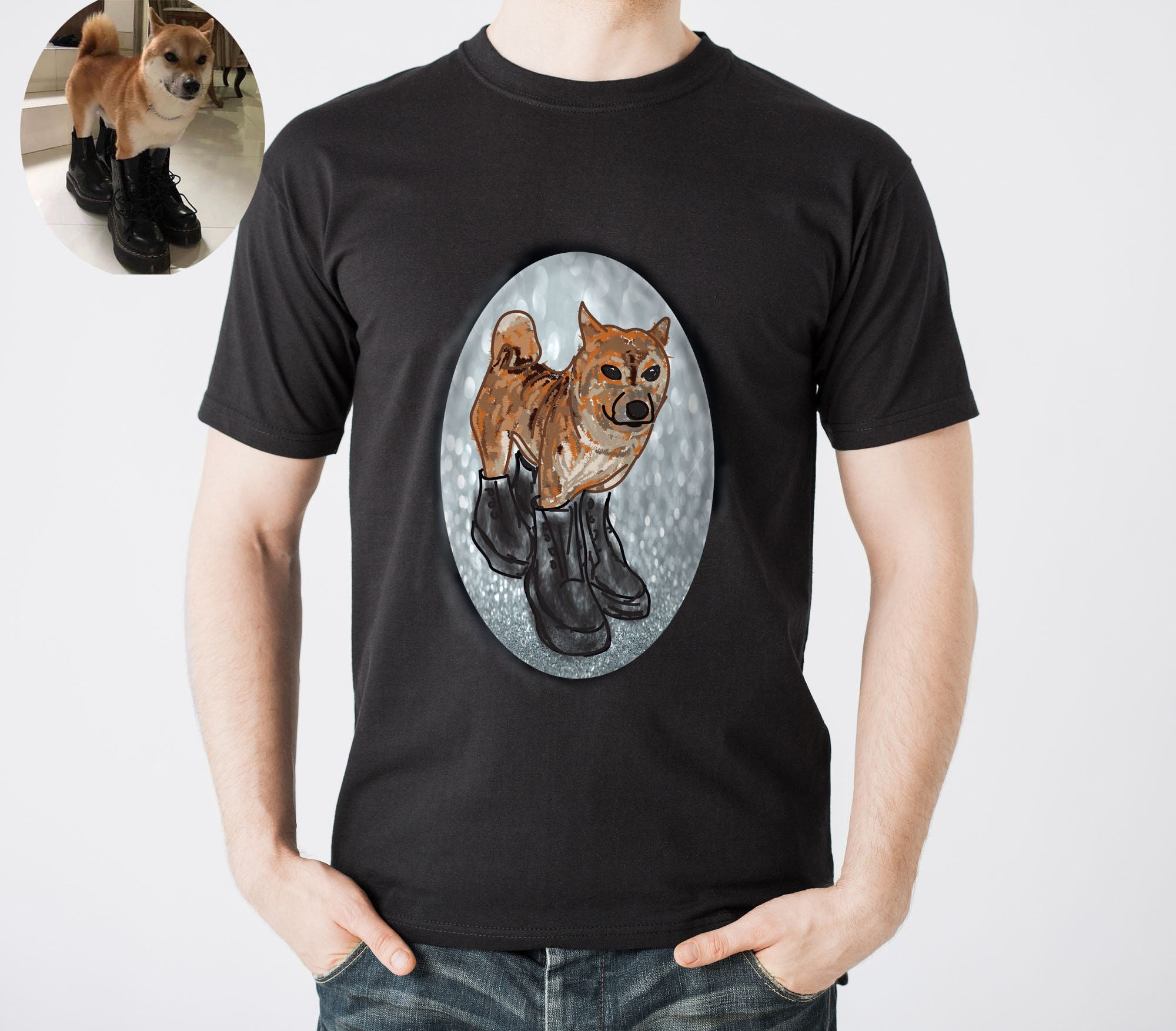 etsy custom dog shirt