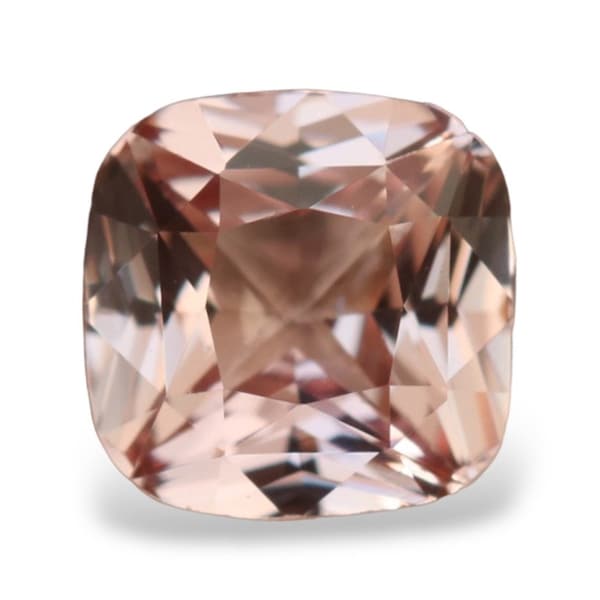 Natural Peach Sapphire 1.11 CT, Loose Gemstone, Peach Sapphire Rings, Engagement Rings, Wedding Rings, Cushion Cut