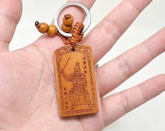 Temple Blessed Tai Sui Protection keychain against the bad Chinese zodiac year