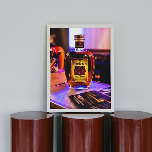 Four Roses Small Batch Kentucky Straight Bourbon Whiskey, Digital Print, Digital Download