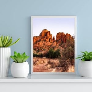 Cathedral Rock in Sedona, Arizona, afdrukbare kunst, afdrukbare muurkunst
