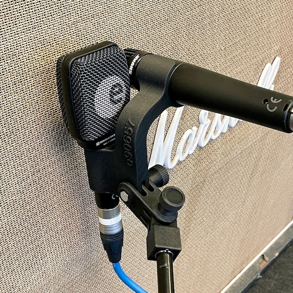 Doppelmikrofonklemme für Sennheiser e906 und Shure SM57