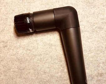 Adaptador de ángulo de micrófono para SM57, SM58, MB75 y SL75C – Descarga digital STL | Adaptador de ángulo de micrófono para grabación de batería y amplificadores de guitarra