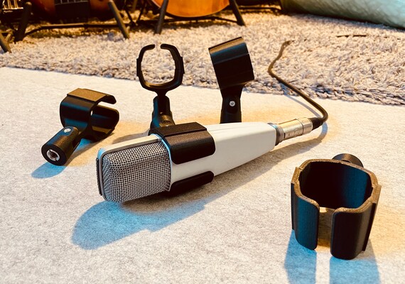 Sennheiser MD421用マイクホルダー – 精密にフィットし、安定しており