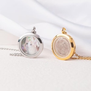 Locket Necklace-Custom Photo Locket Necklace-Glass Locket Pendant Necklace with Picture Inside-Personalization Image Necklace-Gift for Her