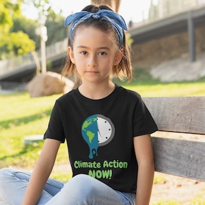 Climate Action Now! Climate Change Youth Short Sleeve T-Shirt