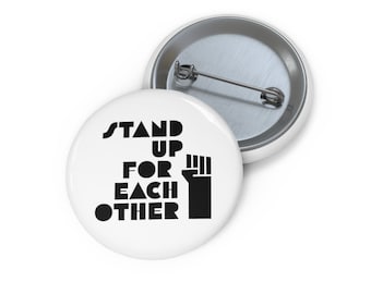 Social Justice Protest Button Pin Equality Activist Gift Human Rights Badge