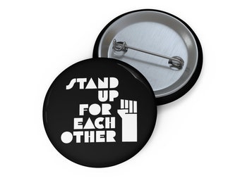 Social Justice Protest Button Pin Equality Activist Gift Unity Graphic Human Rights