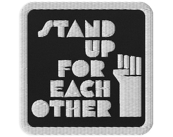 Social Justice Black Lives Matter Equality Human Rights Embroidered Patch