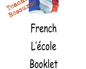 French GCSE/KS3 Revision Booklet - School - L'école  with ANSWER KEY