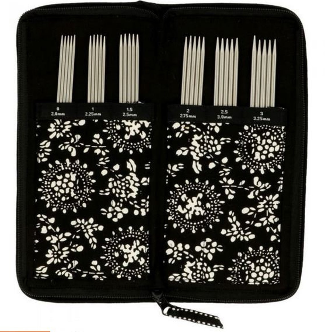 ChiaoGoo Doublepointed needle set 15cm 2.003.25mm metal Etsy