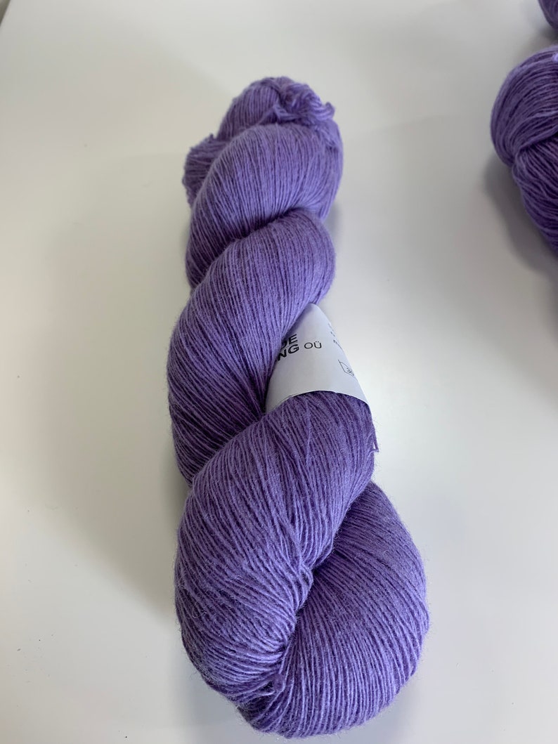 Natural Wool Yarn Purple Thin Wool Yarn for Crocheting Etsy Sweden