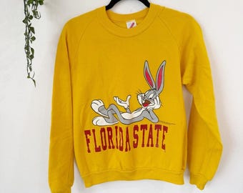 Sudadera vintage Bugs Bunny de Florida State, 1994, talla M