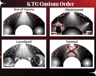 KTC Cheer Team Custom Fan – Ace of Heart |2BeAmazed | Lovespell | Twisted