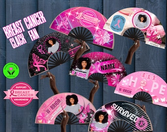 Breast Cancer Awareness Clack Fan: Pink Ribbon Support, Survivor Gift