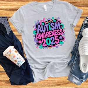 Autism Awareness 2025 T-Shirt: Supporter Tee, ASD Acceptance