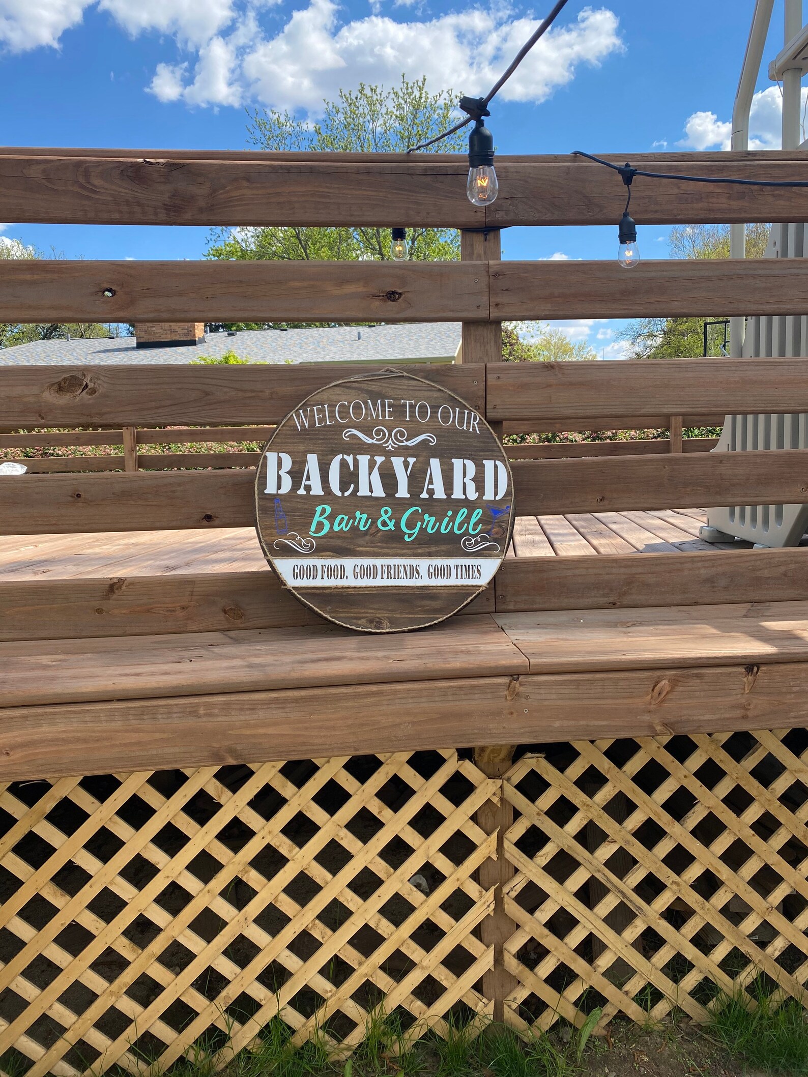 to Our Backyard Sign Backyard Decor Backyard Etsy UK