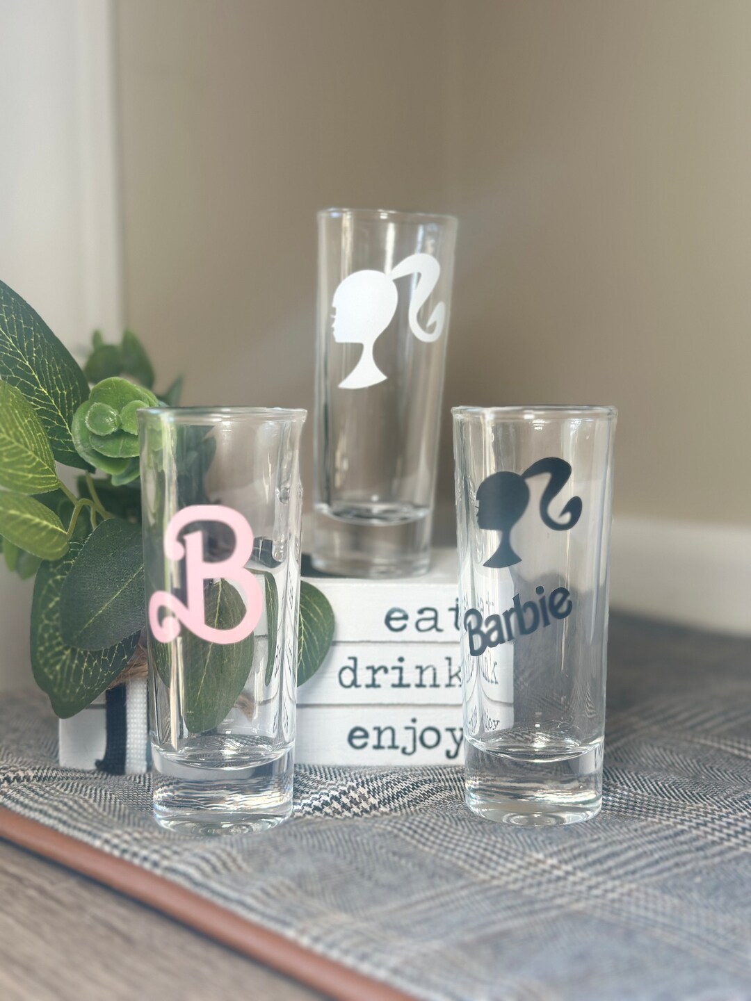 Barbie Inspired Shot Glass Bachelorette Party Shot Glass Etsy