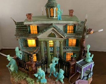 Disney Haunted Mansion Liftende Ghosts Light Up & Fiber Optic #25385 *LEES*